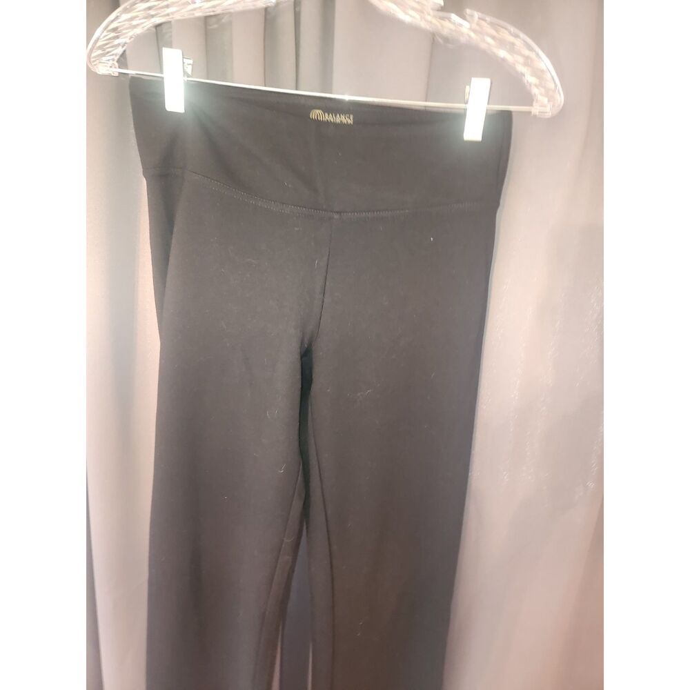 Balance Collection Women's Black Leggings High Waisted Yoga Pants Size S Small
